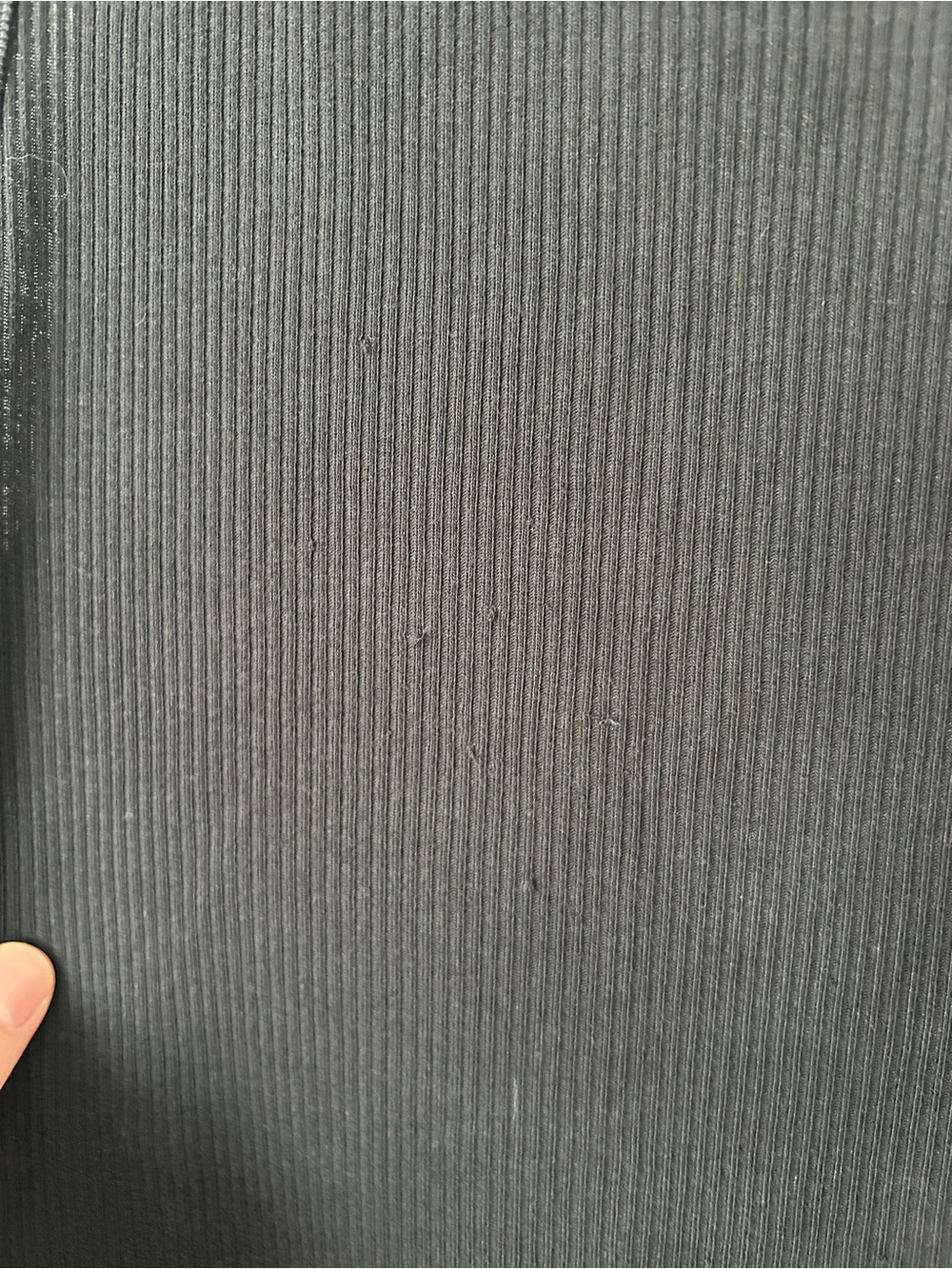 FILIPPA K BLACK RIBBED TANK TOP SIZE M - Picture 4 of 4